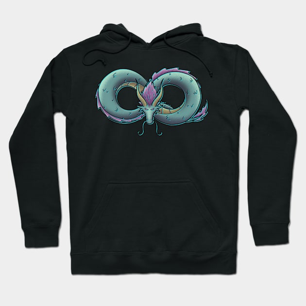 infinity dragon Hoodie by Ferdi Everywhere